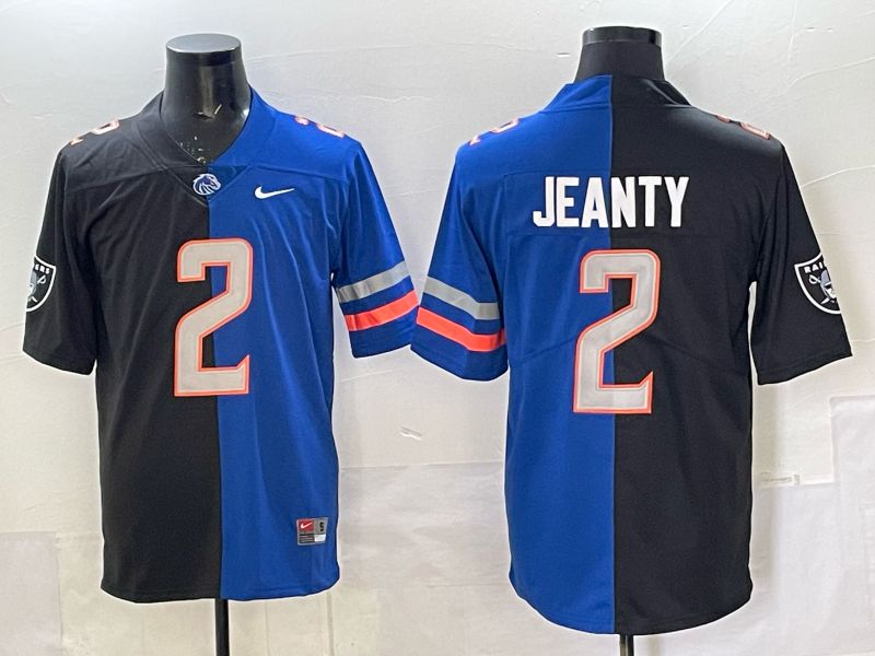 Men 2025 Nike Oakland Raiders #2 Jeanty Black blue Limited NFL Jersey 002->san francisco 49ers->NFL Jersey